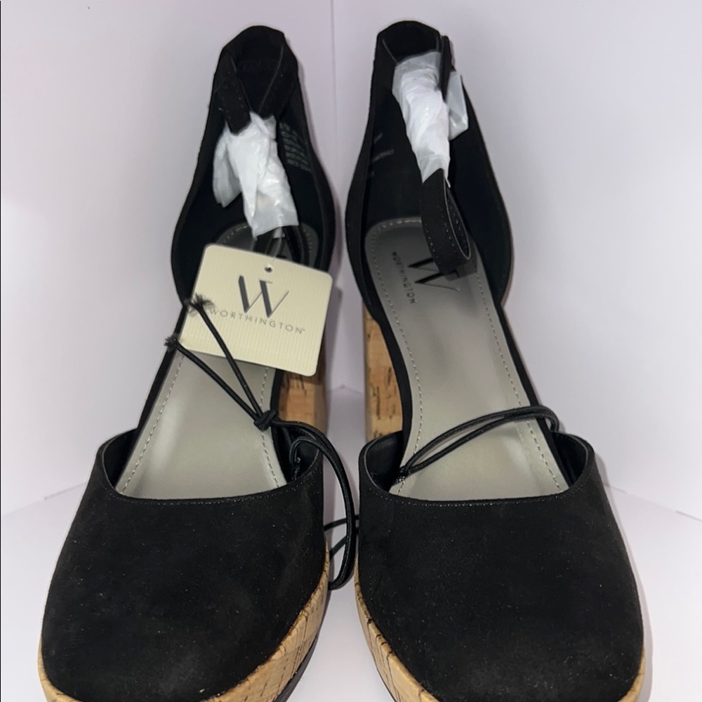 Worthington Black Wedge Shoes